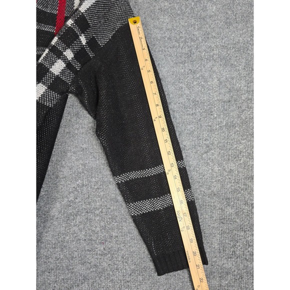 Madison Lilly Plaid Long Cardigan Women Open Front NO TAG SHOWN FITS AS XL - Picture 3 of 8